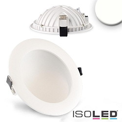 LED Einbau-Downlight LUNA, indirektes Licht, IP20, nicht dimmbar, wei, 12W 4000K 720lm 120