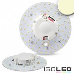 LED Umrüstplatine Ø 16cm, 100-277V AC, 14W 3000K 1630lm 120°, mit Haltemagnet und HF-Bewegungssensor, inkl. Trafo