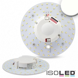 LED Umrüstplatine Ø 16cm, 100-277V AC, 14W 4200K 1800lm 120°, mit Haltemagnet und HF-Bewegungssensor, inkl. Trafo
