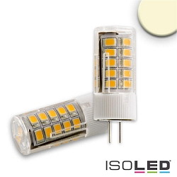 Pin based LED lamp 33SMD, 12V AC / DC, G4, 3.5W 2700K 320lm 270, not dimmable, white / clear