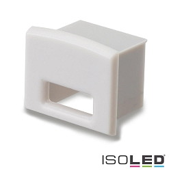 Accessory for SURF12 BORDERLESS with COVER3 - endcap (1 pc.), PVC, EC11, greywhite, with cable opening
