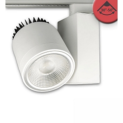 LED 3-Phasen Schienenstrahler Meat Light, 40W, 30-50, drehbar und schwenkbar, wei matt