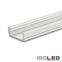 LED surface mount profile SURF12 FLAT, aluminium, 200cm, anodized aluminium