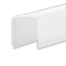 Zubehr fr Profil SURF24(FLAT) / DIVE24(FLAT) - Abdeckung COVER12, opal, 65% Transluzenz, 200cm