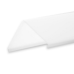 Accessory for profile LAMP35 EDGE - cover COVER16, opal / satined, 200cm