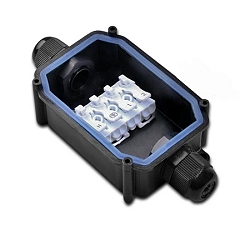 Connettore del cavo 4 poli, Nero