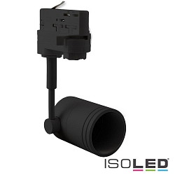 3-Phasen Schienen-Adapter fr GU10-Spots /Reflektorlampen, drehbar und schwenkbar, exkl. Leuchtmittel, Schwarz