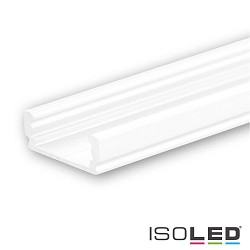 LED Aufbauprofil SURF12 FLAT, Aluminium, 200cm, Wei RAL 9010