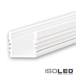 LED Aufbauprofil SURF12, Aluminium, 200cm, Wei RAL 9010