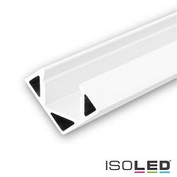 LED Eckprofil CORNER11, Aluminium, 200cm, 200cm, Wei RAL 9010