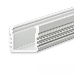 LED Aufbauprofil SURF12, Aluminium