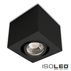 Plafoniera girevole IP20, Nero dimmerabile