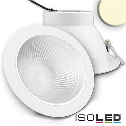 LED downlight REFLECTOR, UGR<19, suitable for offices, IP52,  23.4cm, CRI >95, white, 30W 3000K 2450lm 60