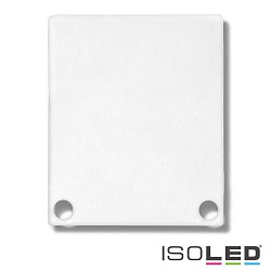 Accessory for SURF24 / DIVE24 FLAT with COVER11 - aluminium endcap EC44 (2 pc.), incl. screws, white RAL 9010