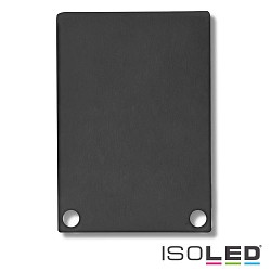 Accessory for SURF24 / DIVE24 with COVER11 - aluminium endcap EC48 (2 pc.), incl. screws, black RAL 9005