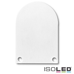Zubehr fr SURF24 / DIVE24 mit COVER13 - Aluminium-Endkappe EC50 (2 Stk.), inkl. Schrauben, Wei RAL 9010