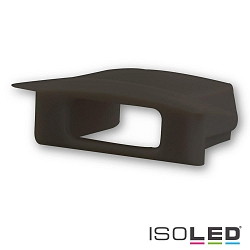 Accessory for profile DIVE12 FLAT - endcap (1 pc.), EC26B, black, with cable opening