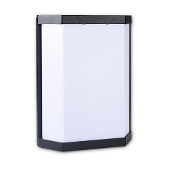 Luminaire mural E27 IP54, anthrazit gradable