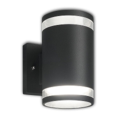 Luminaire mural haut bas GX53 IP54, anthrazit gradable