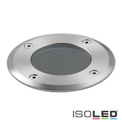 Outdoor Bodeneinbaustrahler fr GU10, IP67, begehbar, Aluminium, exkl. Leuchtmittel, Rund,  10.8cm