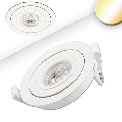 Luce da incasso SUNSET girevole, Dim-To-Warm IP40, Bianco dimmerabile 9W 530lm 2000-2800K 45 45 CRI >88