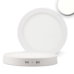 LED Deckenleuchte, IP20, RUND,  30cm, 24W 4000K 1850lm, dimmbar, wei