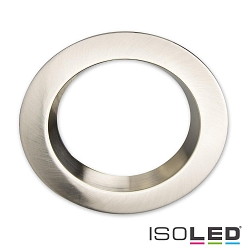 Cover Aluminium RUND rckversetzt fr Einbaustrahler Sys-90, Chrom matt