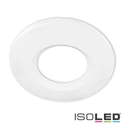 Cover Aluminium RUND fr Einbaustrahler Sys-68 mit angeschrgter Kante, Wei matt