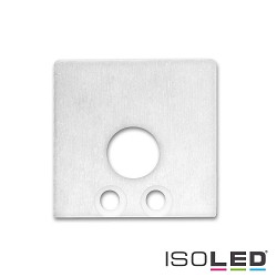 Accessory for profile SURF16 - endcap (2 pc.), incl. screws, EC59W, white RAL 9010, with cable opening