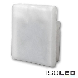 Accessory for profile SURF16 - silicone endcap (1 pc.), incl. screws, EC56, closed