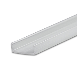 Fastening strip for mounting profiles, anodized aluminium, 200cm