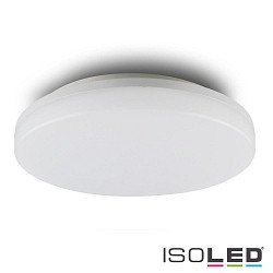 Outdoor LED Decken-/Wandleuchte IP54, 24W, ColorSwitch 3000K|4000K, 2700lm 120, wei, mit HF-Bewegungssensor