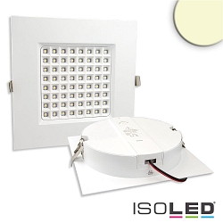 LED Downlight PRISM, UGR<19, BAP geeignet, IP54, eckig, 22.8 x 22.8cm, starre Optik, dimmbar, 25W 3000K 2870lm 90