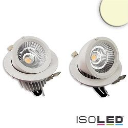 LED Shop-Downlight SPHERE, IP42,  16.4cm, ausschwenkbar + drehbar, nicht dimmbar, wei, 35W 3000K 3100lm 38