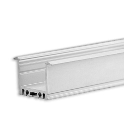 Recessed LED profile IL-ALU20, anodized aluminium, 200cm