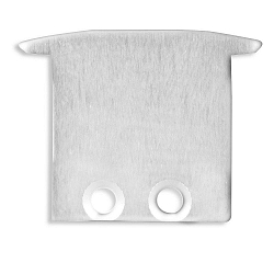 Accessory for recessedProfil IL-ALU20 - endcap, anodized aluminium
