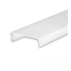 Accessory for profile LAMP30 / LAMP35 EDGE- cover COVER29, opal / satined, 200cm