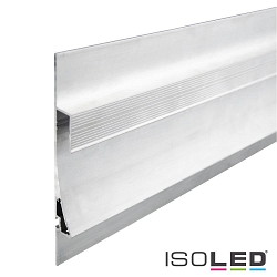 LED Trockenbau-Leuchtenprofil SINGLE CURVE, indirektes Licht, fr 1 LED-Strip, Aluminium, 200cm, Alu eloxiert