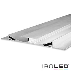 LED Trockenbau-Leuchtenprofil DOUBLE CURVE, indirektes Licht, fr 2 LED-Strips, Aluminium, 200cm, Alu eloxiert