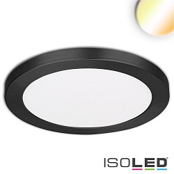 Apparecchio da superficie / da incasso Slim Flex IP44, Nero 