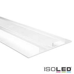 LED Trockenbau-Leuchtenprofil PLANAR, indirektes Licht, fr 2 LED-Strips, Aluminium, 200cm, Wei RAL 9003