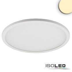 LED downlight Flex 23W, IP52, UGR<19, suitable for offices, ultraflat, DA 5-21cm, dimmable, white, 23W 3000K 1600lm 120