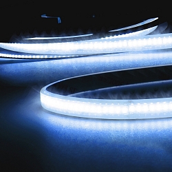 LED CRI9B Linear 48V-Flex strip, 8W, IP68, blue, 30 meter