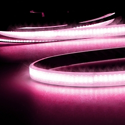 LED CRI9P Linear 48V-Flex strip, 8W, IP68, pink, CRi>90, 30 meter