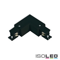 3-phase SERIE S1 - L-connector, N-conductor outside, predective connector inside, black