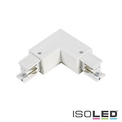 3-phase SERIE S1 - L-connector, N-conductor outside, predective connector inside, white