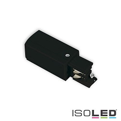 3-phase SERIE S1 - side power feed, N-conductor right, predective connector left, black