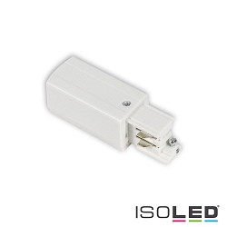 Alimentatore trifase SERIE S1 conduttore di protezione a sinistra, Bianco opaco