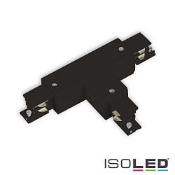 3-phase SERIE S1 - T-connector, N-conductor right, predective connector left, black