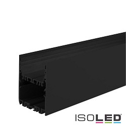 LED Profilsystem LAMP40, Aluminium pulverbeschichtet, 200cm, Schwarz